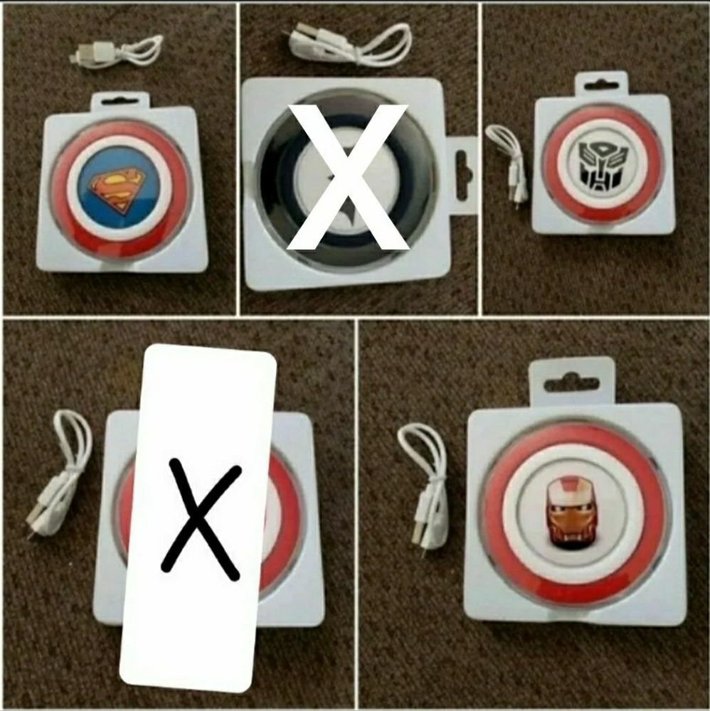 X1 Avengers Wireless cell phones Charger New - Picture 2 of 2